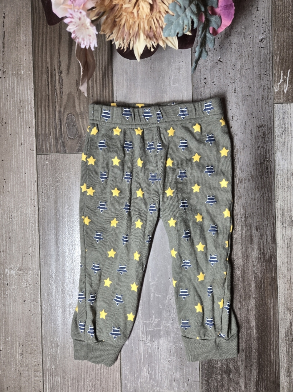 bg baby gear 100% cotton baby boys jogger sweatpants size 9-12m euc
